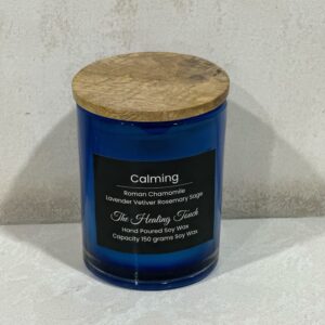 Blue Glass Jar Candle 170 ml
