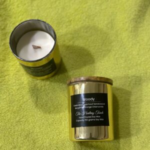 Gold Jar Glass Candle 170 ml