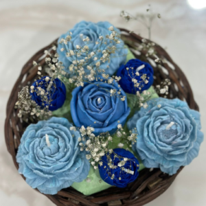 Flower Candle Basket